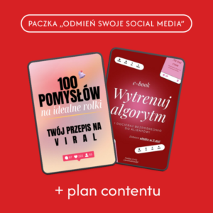 PACZKA "ODMIEŃ SWOJE SOCIAL MEDIA"